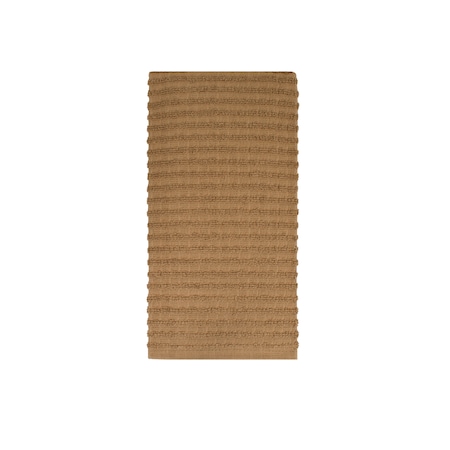 Ritz Royale Solid Kitcehn Towel 100% Cotton Terry Mocha, PK12 12961